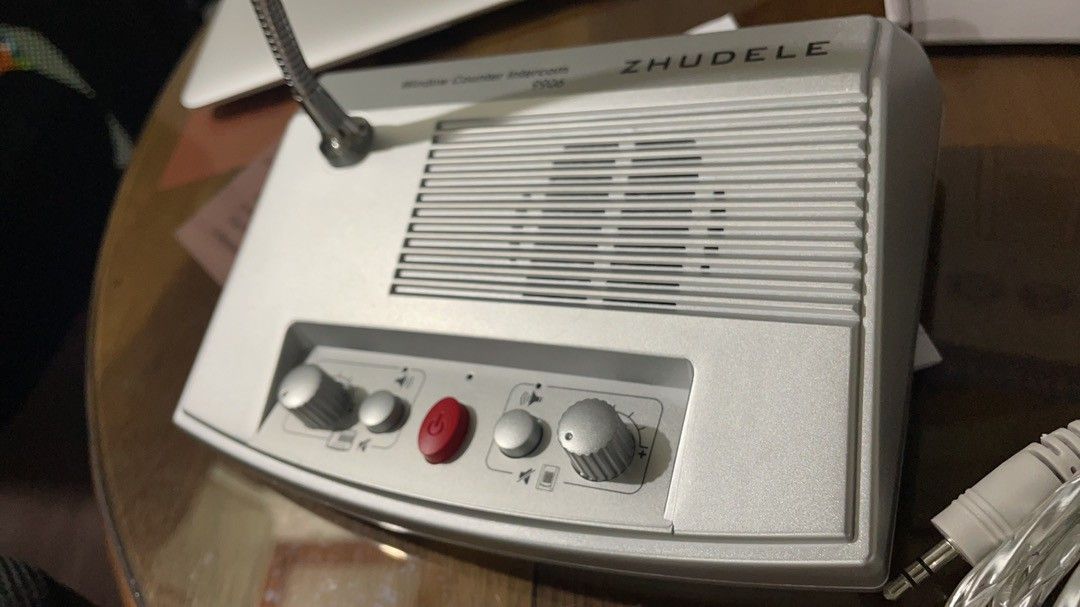ZDL-9906 DualWay Window Glass Counter Intercom Interphone Speaker Intercommunication Microphone (Category: Office & Business Technology) located in Manila. Submitted by emil_online_shop (Listing ID 1198154970, Image 3). Description: ZDL-9906 DualWay Window Glass Counter Intercom Interphone Speaker Intercommunication Microphone Product details Description: 1. Streamline design, main unit is made of luxurious aluminum alloy and internal microphone 