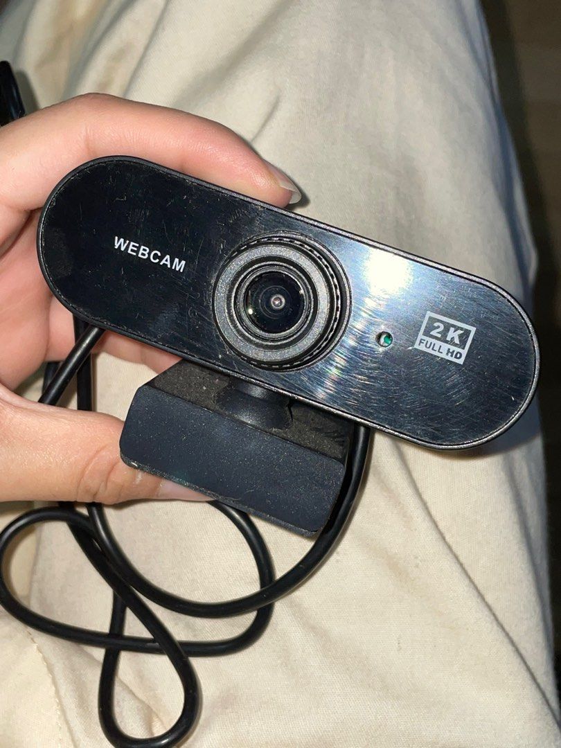 2K HD web camera (Category: Webcams) located in Cavite. Submitted by prelovedbykgl (Listing ID 1198397648, Image 1). Description: - type: USB - 2k HD - fully functioning - only used twice :).