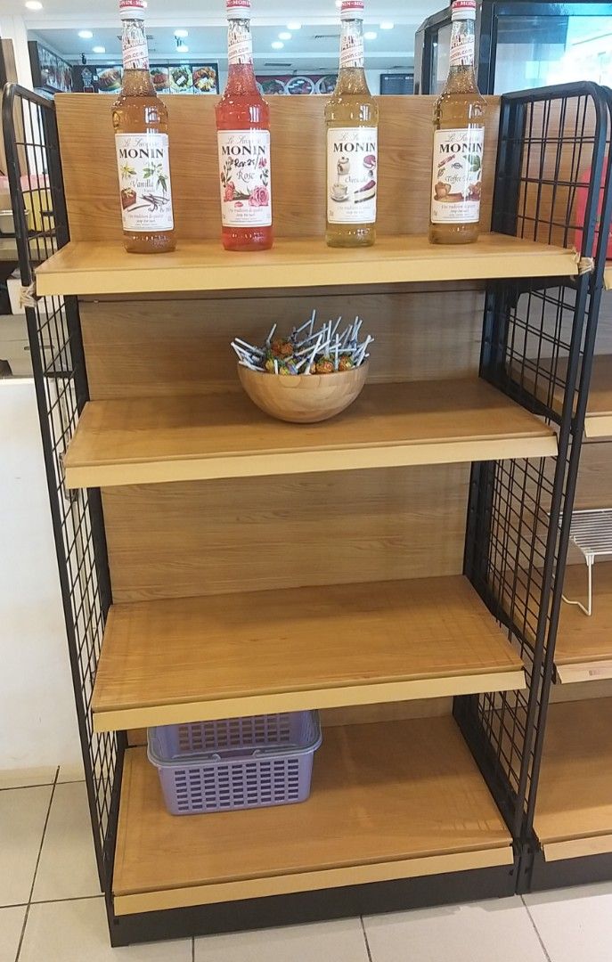 4-tier display rack (Things on the rack not included), Furniture & Home ...