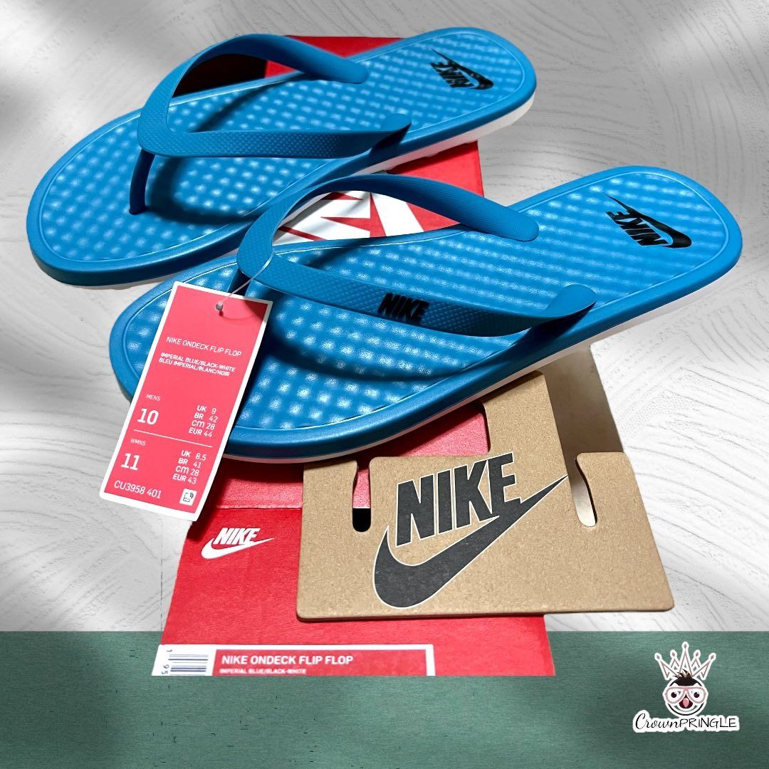 50 OFF BNEW Nike On Deck Ondeck Imperial Blue men s Flip Flops slippers sandals slides