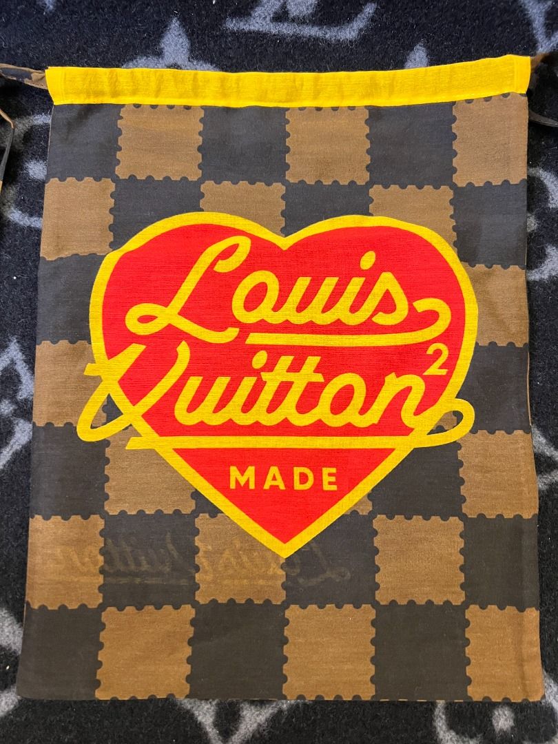 Louis Vuitton x Nigo LV Made Mask Cover Brown in Cotton/Silk - US