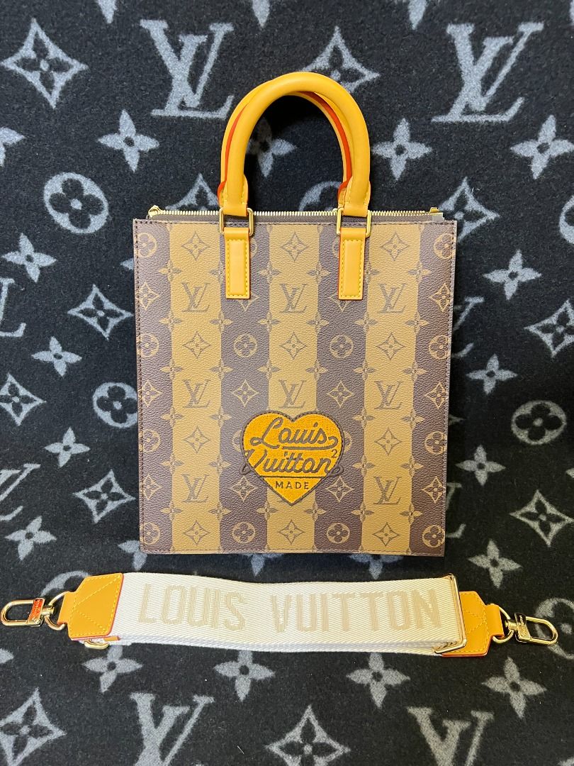 Louis Vuitton Nigo Sac Plat Cross Limited Edition Stripes Monogram