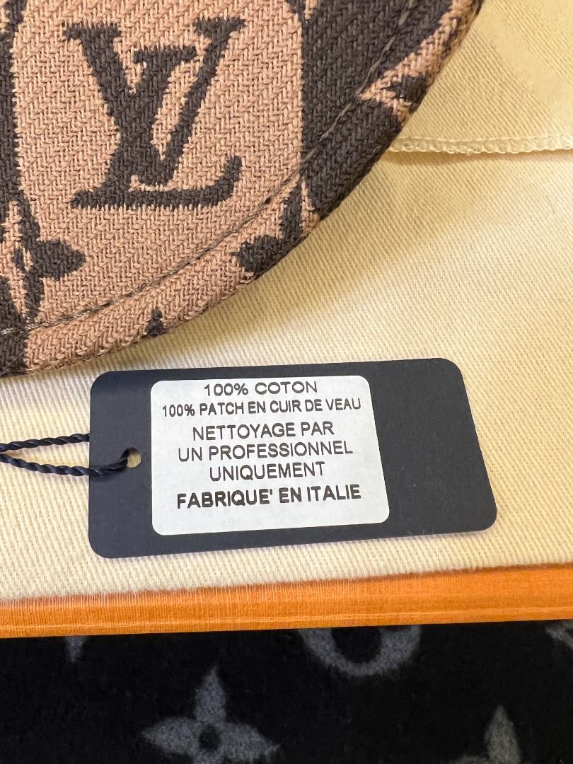 Louis Vuitton x Nigo Brown Striped 'LV Made' Flat Cap