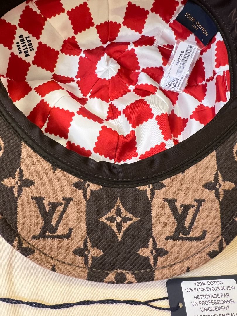 Louis Vuitton x Nigo LV Made Stripe Flat Cap Brown in Wool - GB