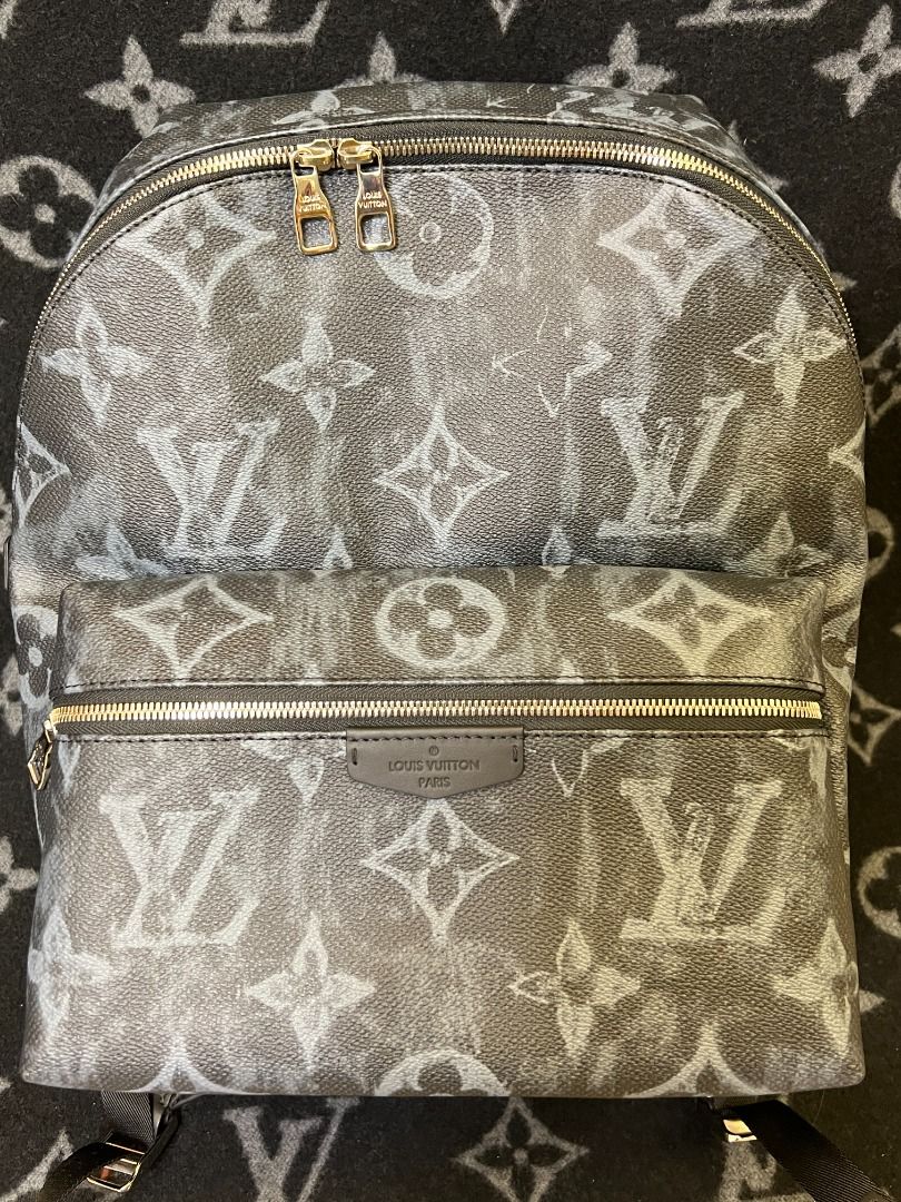 Louis Vuitton Monogram Pastel Noir Canvas Discovery Backpack PM in Canvas  with Silver-tone - US