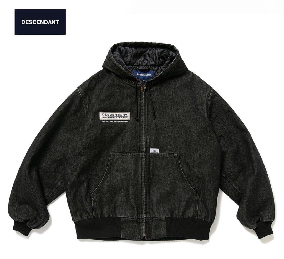 DESCENDANT GRAZE DENIM JACKET BLACKsize1