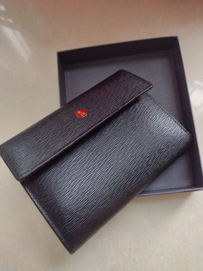 法國FRANCOIS MAROT PARIS 真皮錢包w/Box, 名牌, 手袋及銀包- Carousell