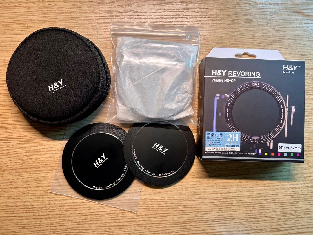 新品 H&Y REVORING Vari うえ ND3-1000 CPL67-82mm