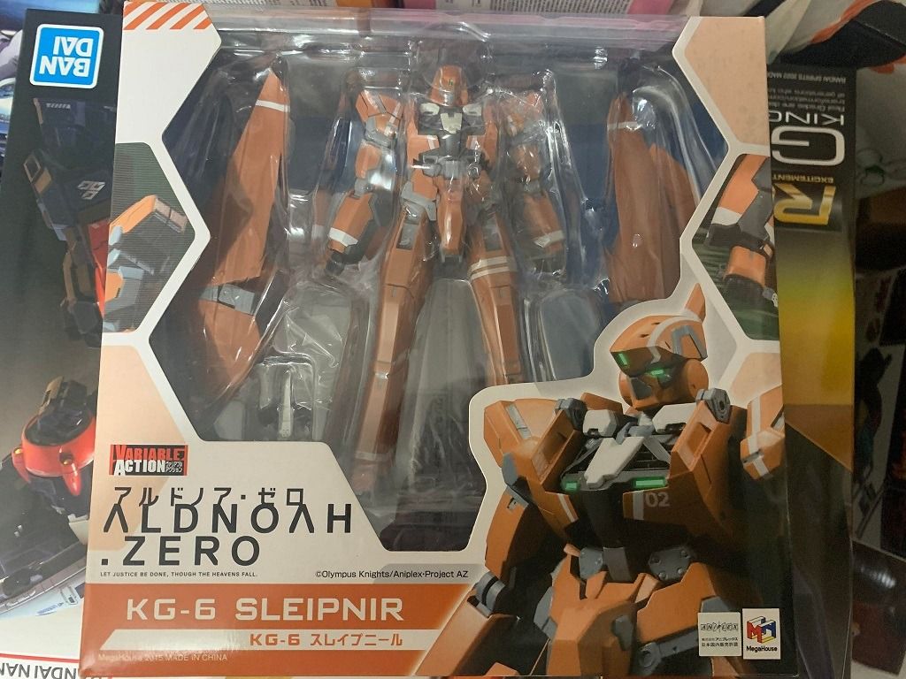 9成新橙色惡魔Megahouse A/Z Aldnoah Zero KG-6 甲冑騎士KG-6 sleipnir 