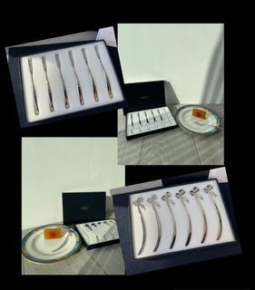 日本 MIKIMOTO  珍珠點心餐具 2組  NT$ 2500