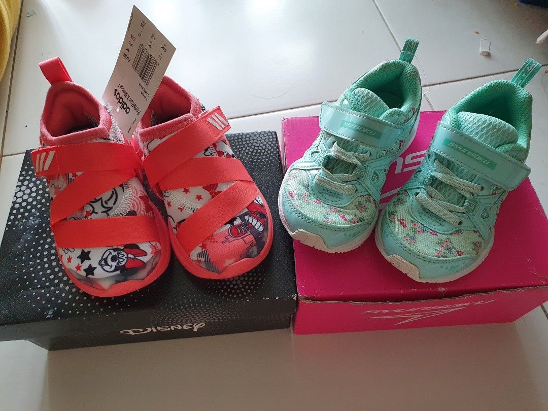 Adidas Fortarun x Minnie I UK6 Babies Kids Babies Kids Fashion on Carousell