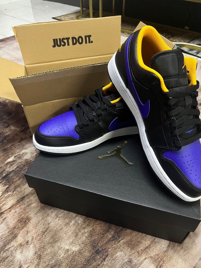 air jordan lakers shoes