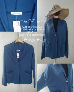 Aldracil - Atasan Blouse Cardigan Remaja Dewasa KZ88 SELF SERVICE Preloved Second Thrift Outer Inner