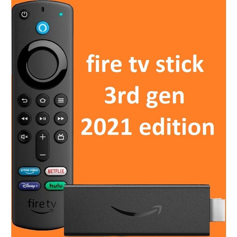 Fire TV Stick 3rd gen w/ Alexa Voice Remote (includes TV controls)  2021 Release, TV & Home Appliances, TV & Entertainment, Media Streamers &  Hubs on Carousell