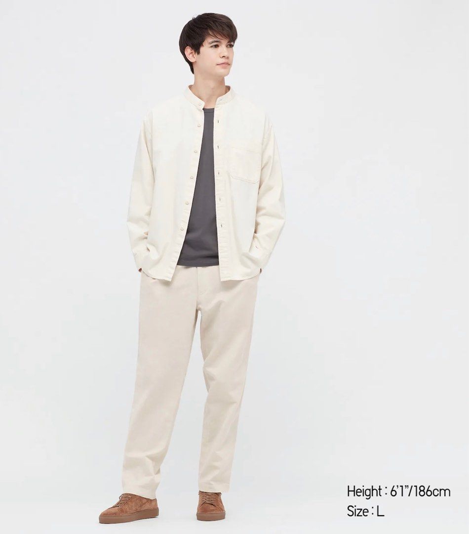 Linen Blend Relaxed Straight Pants | UNIQLO US