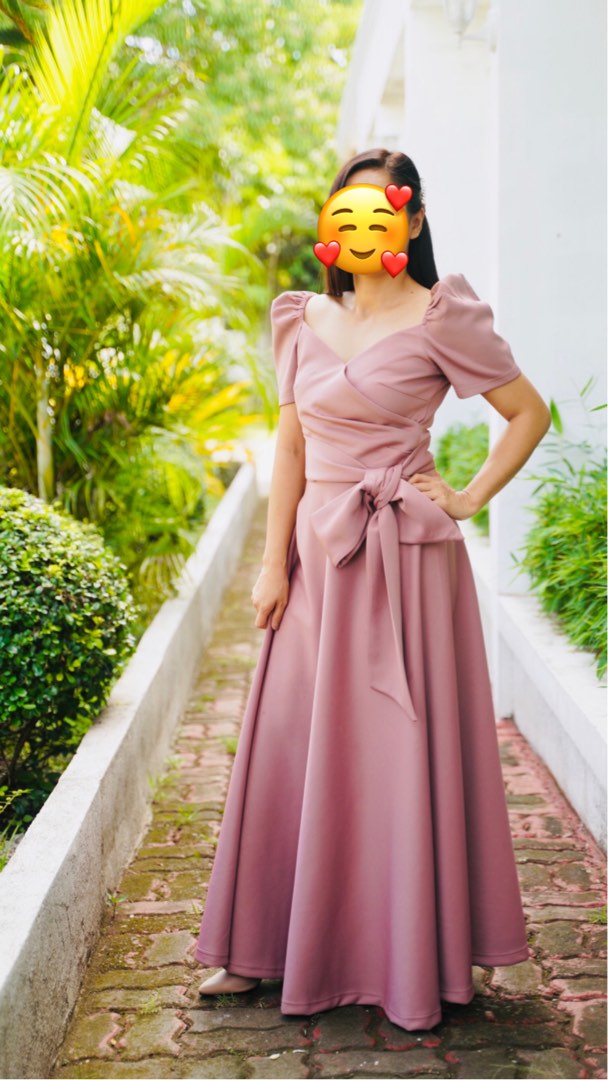 Custom Filipiniana Wedding Gown, Filipiniana Wedding Dresses, Philippine  Wedding Dress With Terno Sleeves - Etsy Hong Kong