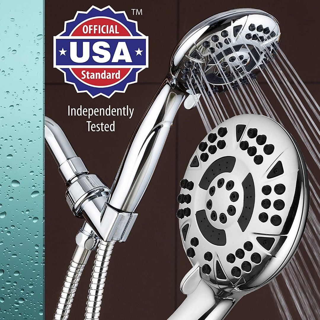 AQUADANCE SHOWER HEAD4.15IN HIGH PRESSURE, Furniture & Home Living