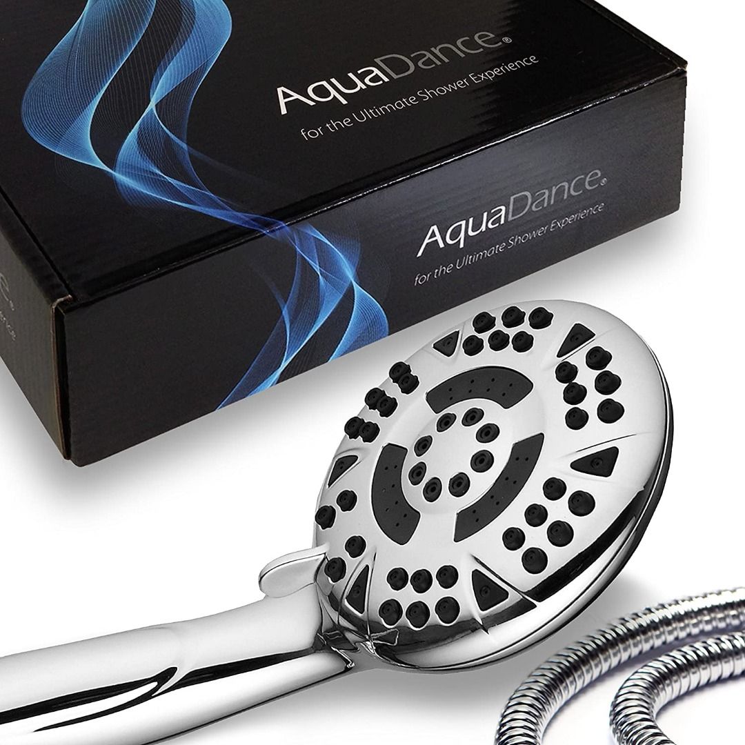 AQUADANCE SHOWER HEAD4.15IN HIGH PRESSURE, Furniture & Home Living