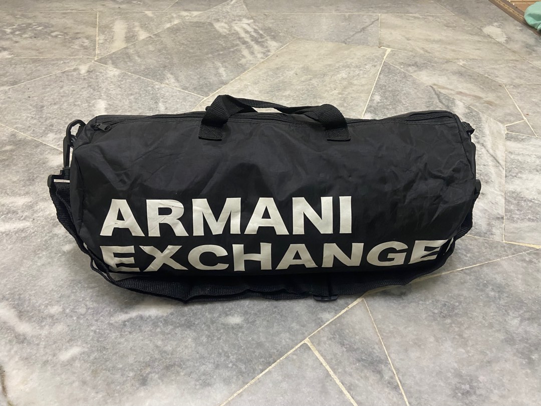 Armani exchange gym bag store