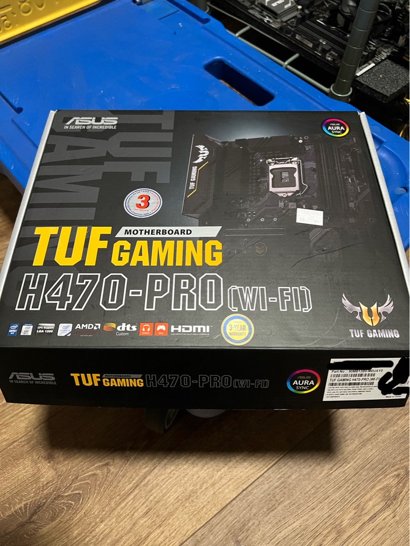 Asus TUF H470 H470-Pro WiFi ATX Motherboard, Computers & Tech, Parts ...