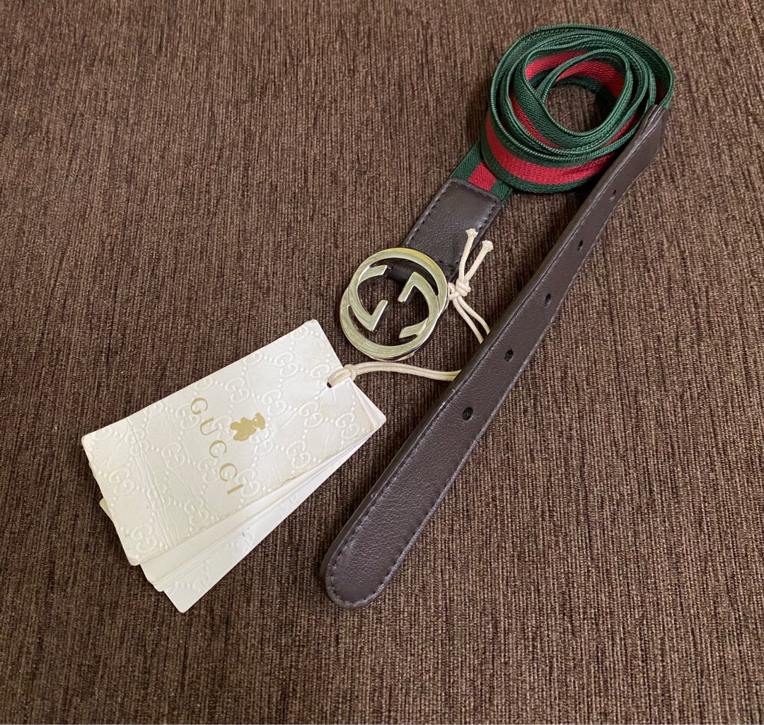 Authentic Gucci Kid Belt Men s Fashion Watches Accessories
