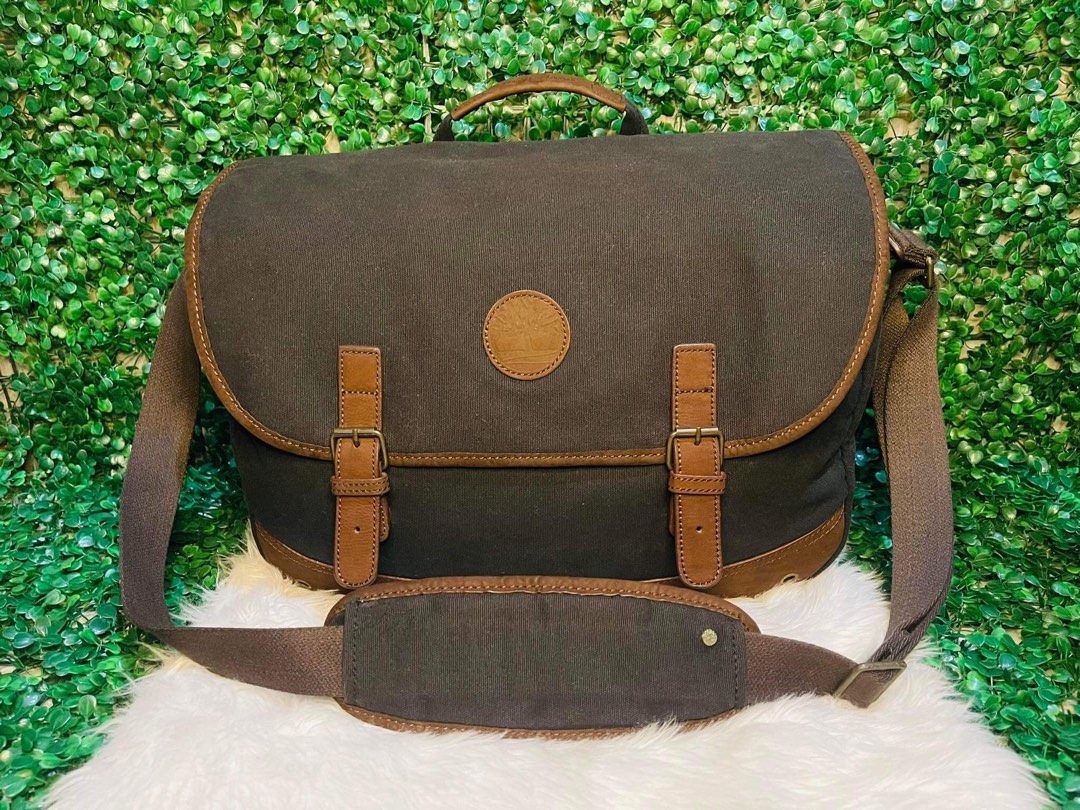 Authentic timberland messenger bag, Luxury, Bags & Wallets on Carousell