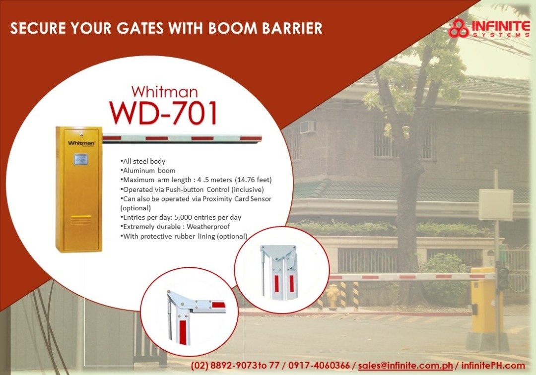 Automatic Boom Barrier Car Barrier RFID Gate Barrier, Commercial