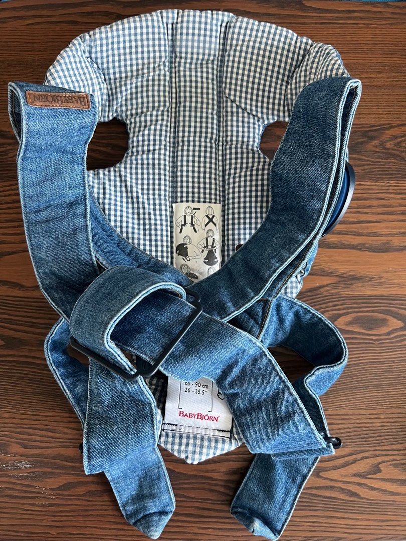 Baby bjorn denim carrier sales