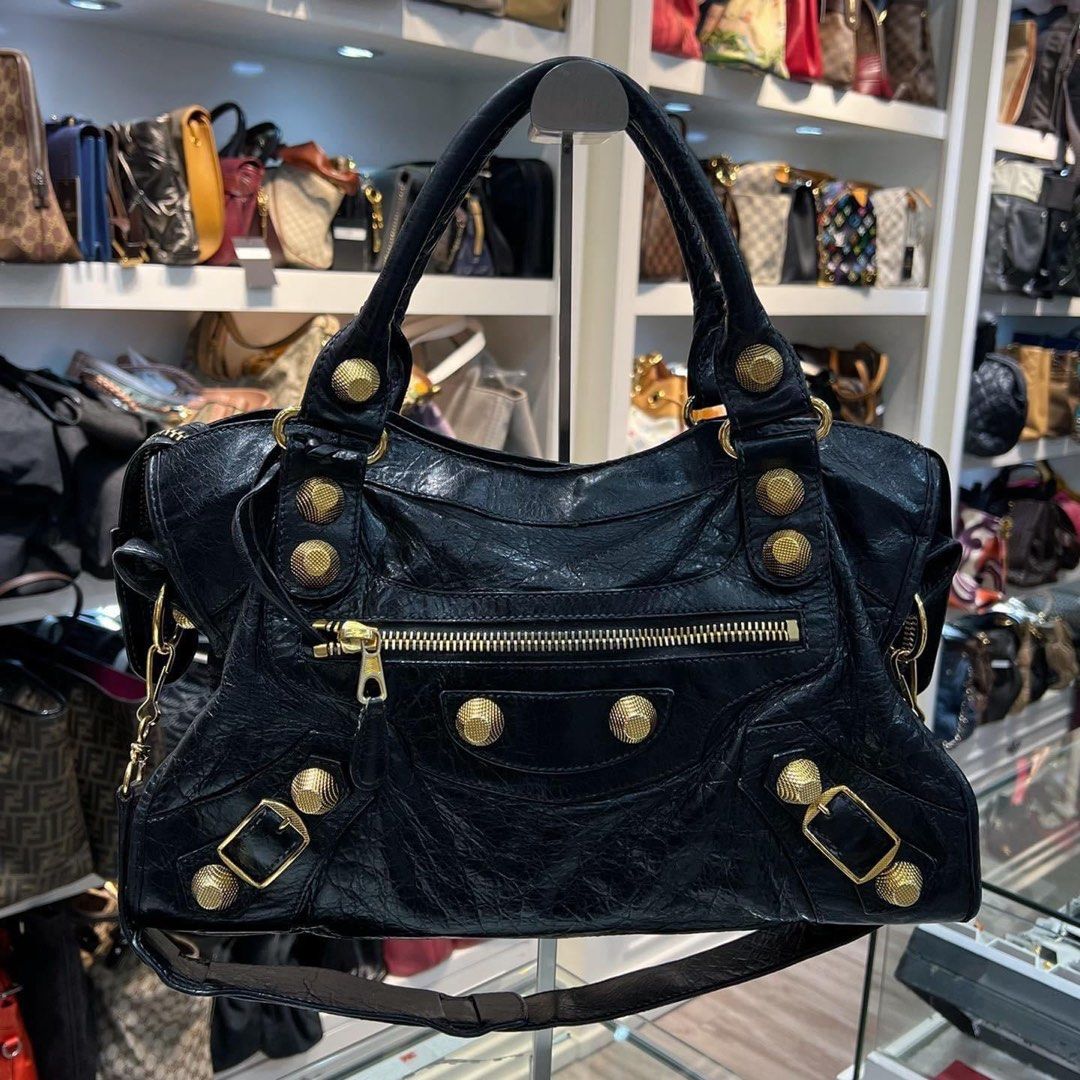 Balenciaga Bag City Gold Hardware