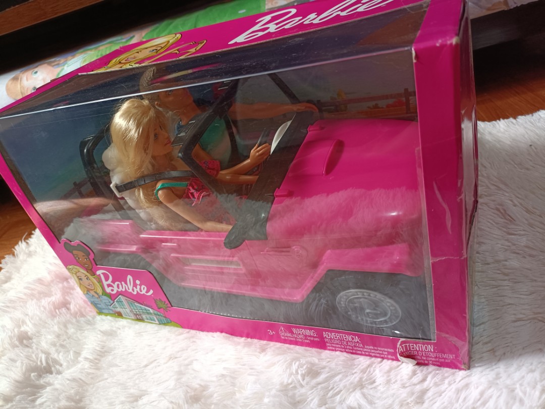 Barbie Car set with barbie and ken, Hobbies & Toys, Toys & Games on