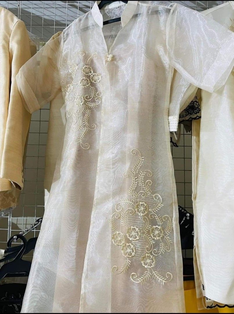 barong dress design for ladies More women love how our barong dress fits! Know more about our customizable size guide for every Filipina body, just send us a message