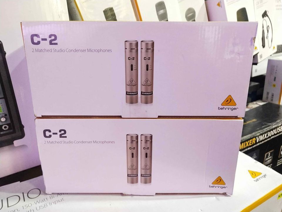 Behringer C2 condenser microphone, Audio, Microphones on Carousell