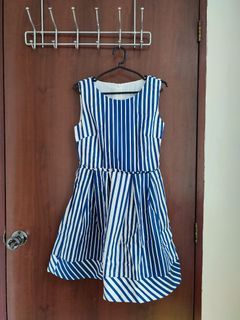 Blue and White Dress