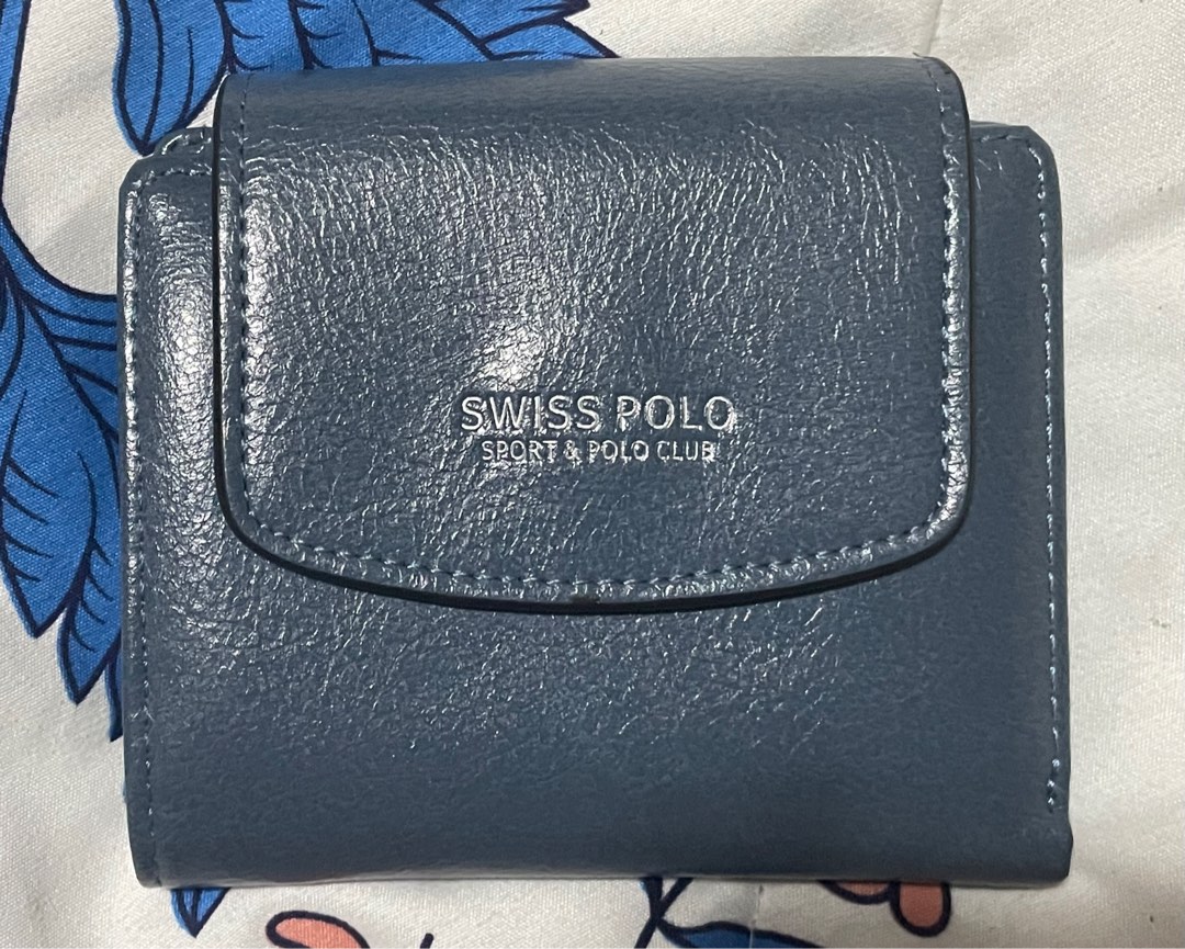 blue swiss polo wallet, Women's Fashion, Bags & Wallets, Wallets & Card