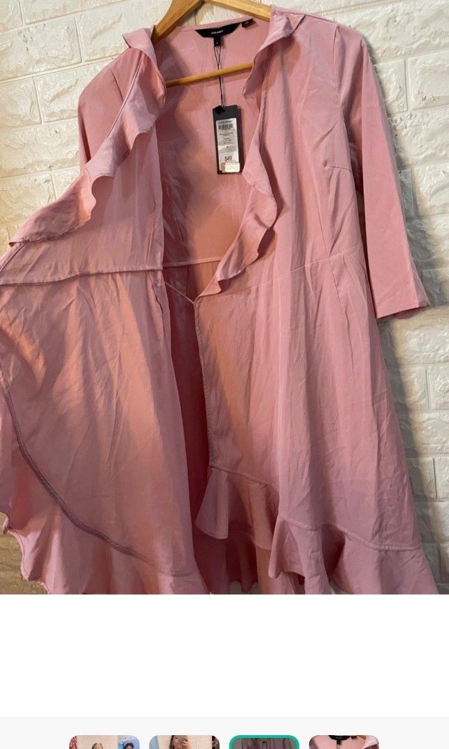 Blush pink wrap around dress Vero Moda (Category: Dresses) located in Manila. Submitted by kathythingz (Listing ID 1198413420, Image 1). Description: RFS: Hindi kasya.