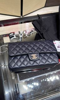 BNIB Chanel Classic Navy Colour with Gold Hardware Caviar
