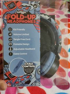 Brandnew! Original Smiggle Fold Up Headphones for Kids