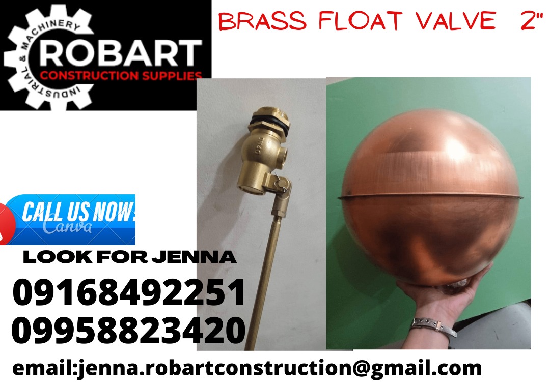 brass float valve 2'' with copper ball, Commercial & Industrial