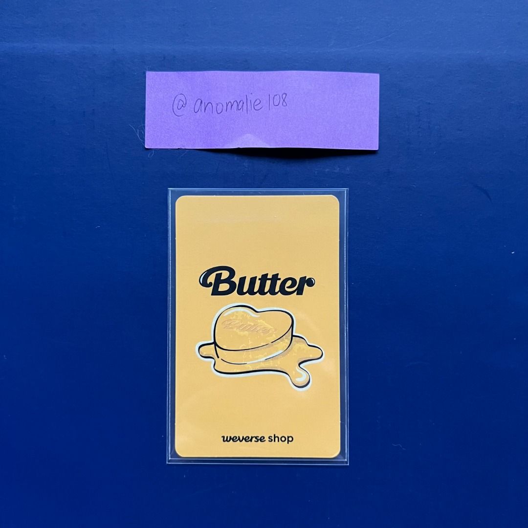 BTS Jungkook Butter Weverse POB PC, Hobbies & Toys, Memorabilia