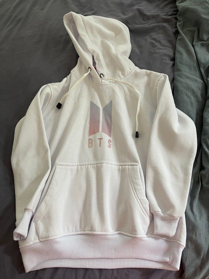 White bts hotsell hoodie