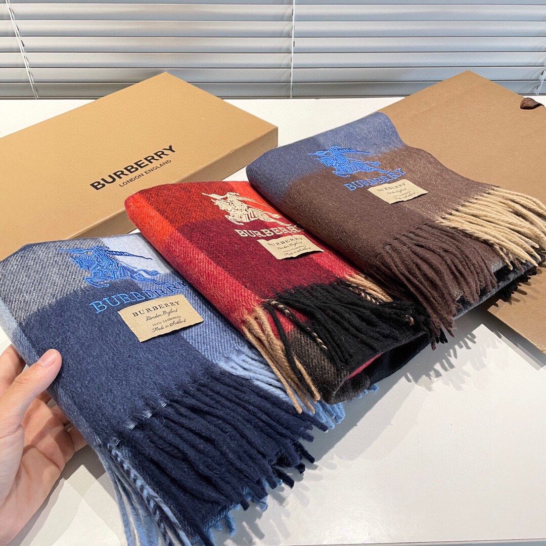 Burberry Cashmere Long Scarf