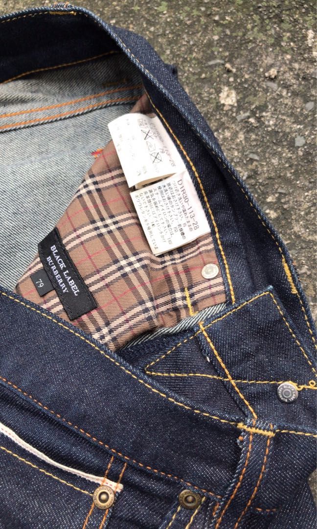 Burberry Selvedge, Men's Fashion, Activewear on Carousell