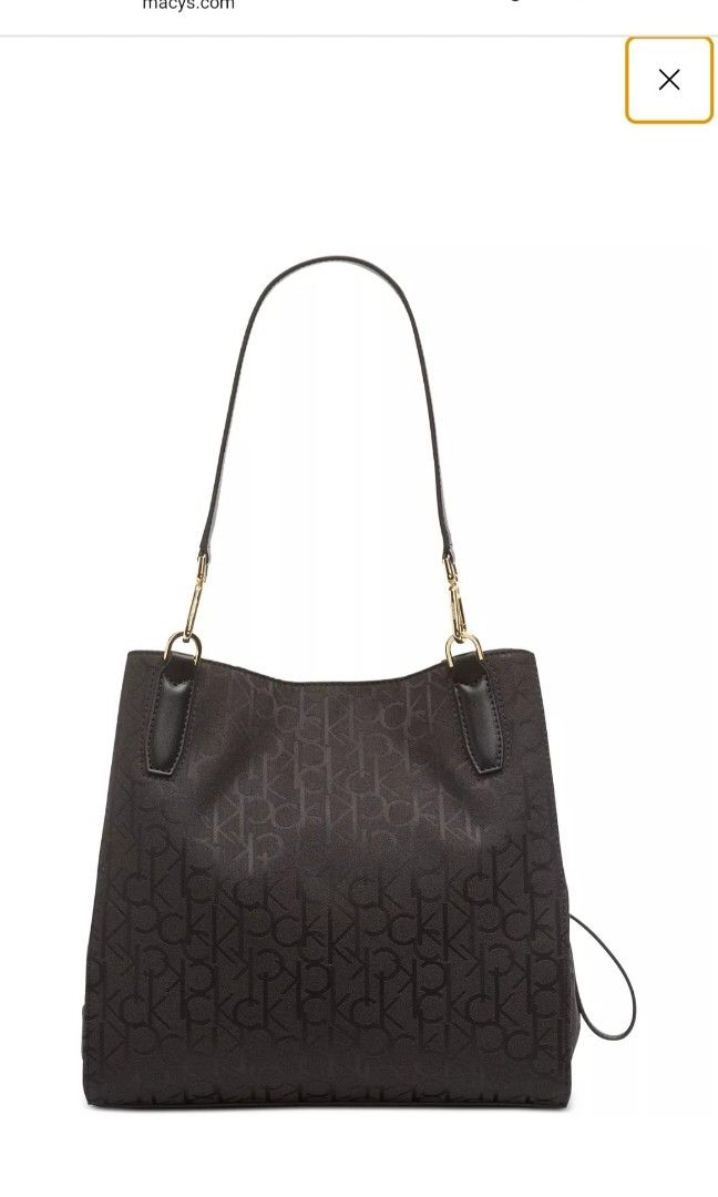 Calvin klein elaine new arrivals signature triple compartment tote