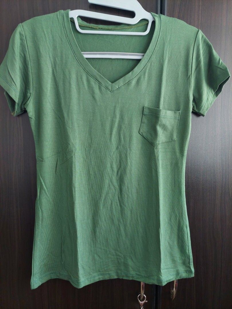 Casual v Neck tshirts plus 1 round neck Women s Fashion Tops