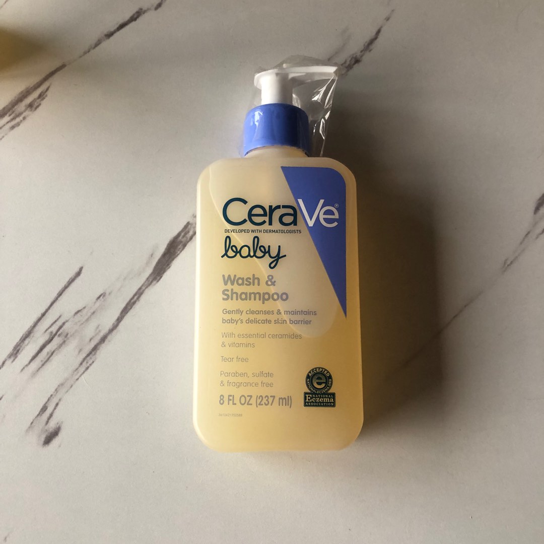 CERAVE BABY WASH & SHAMPOO (8OZ), Babies & Kids, Bathing & Changing