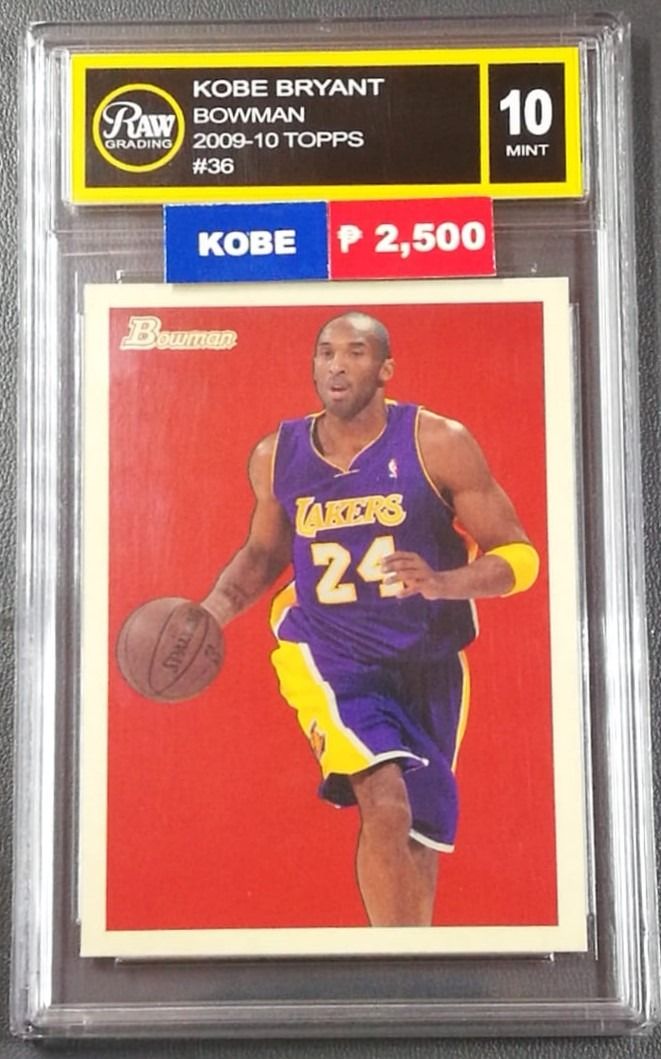 Christmas Sale Kobe Bryant 2009 Topps Bowman Pre Graded Raw Card