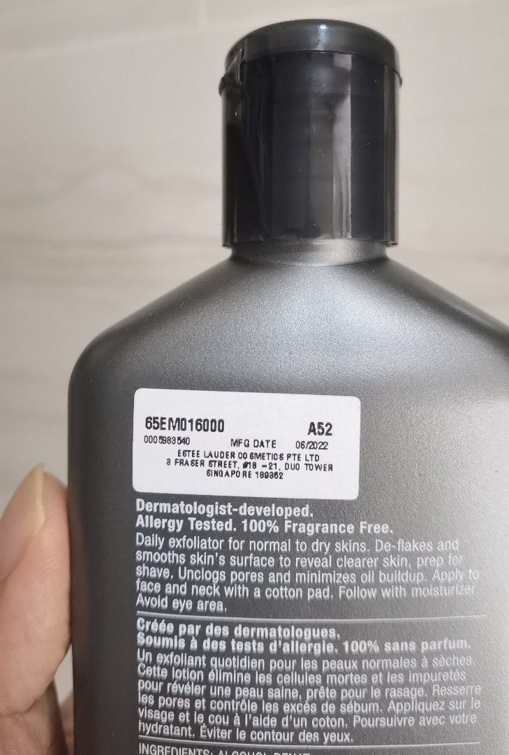 Clinique men exfoliating tonic 200ml, Beauty & Personal Care, Face, Face Care on Carousell