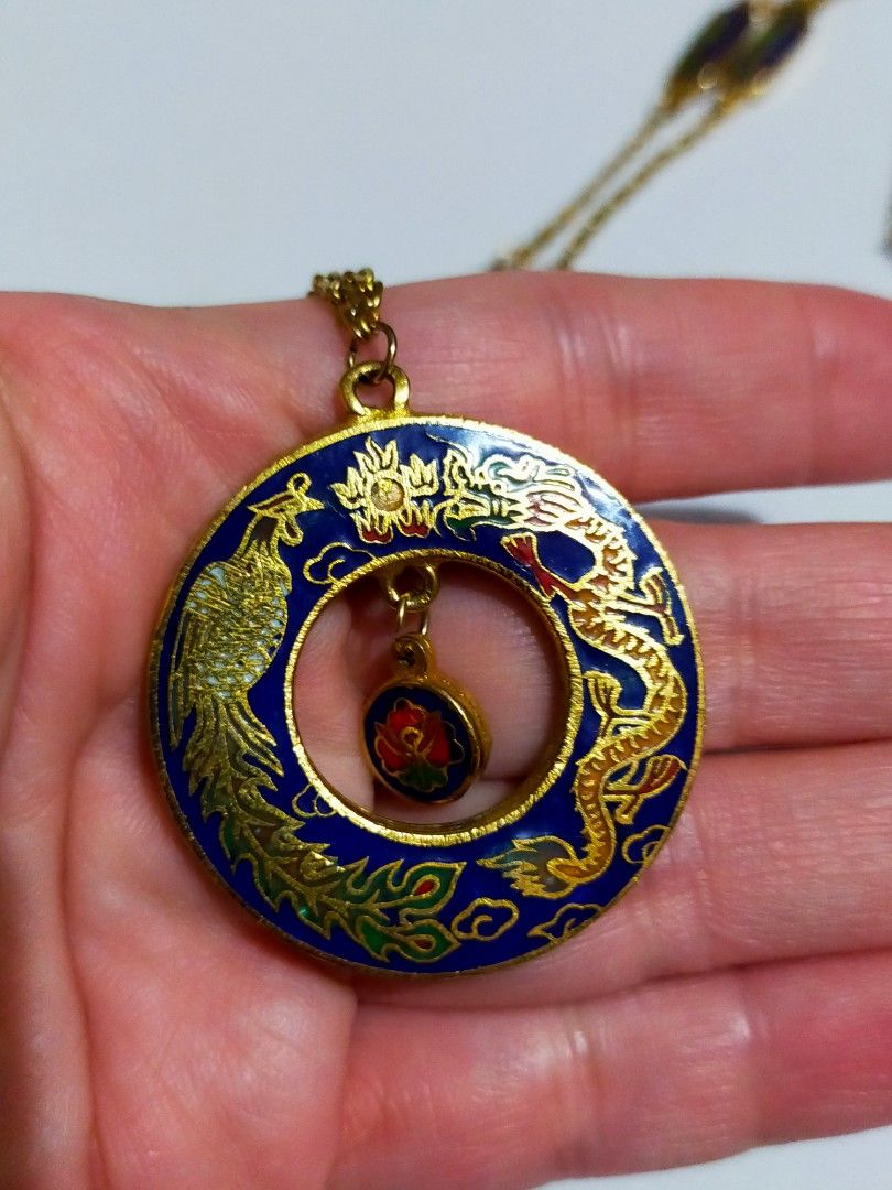 Cloisonne Necklace Women s Fashion Jewelry Organizers