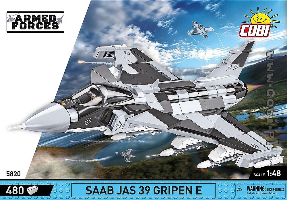 COBI SAAB JAS 39 GRIPEN E FIGHTER JET 5820 (LEGO compatible), Hobbies ...