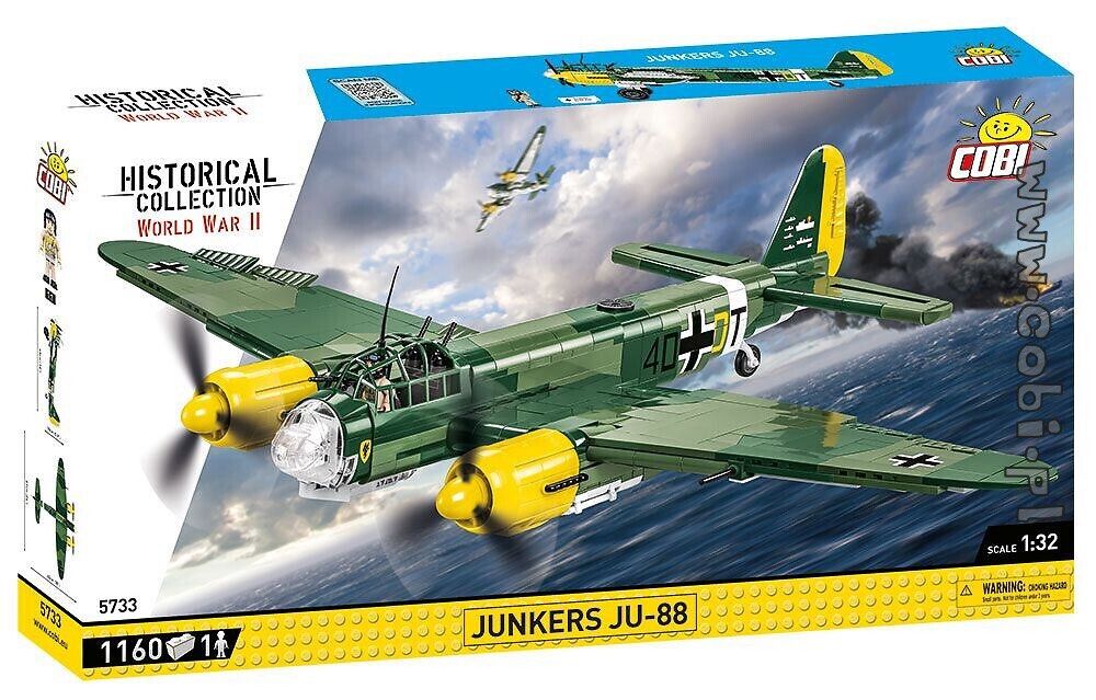 COBI WW2 GERMAN JUNKERS J88 BOMBER 5733 LEGO compatible Hobbies